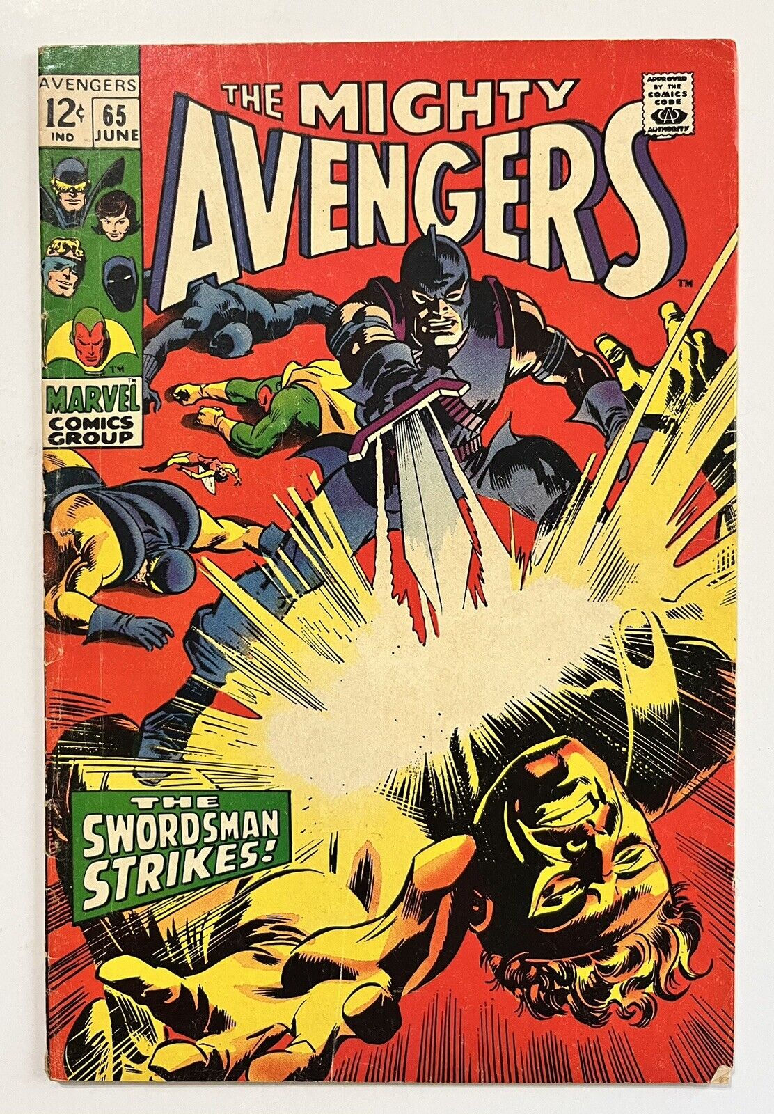 The Mighty Avengers, Marvel Comics, Key 1969 ~ #65, GD/FN