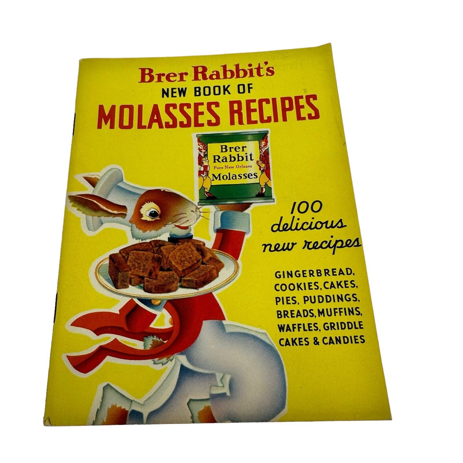 Vintage 1937 Book Brer Rabbit's New Book of Molasses Recipes Paperback