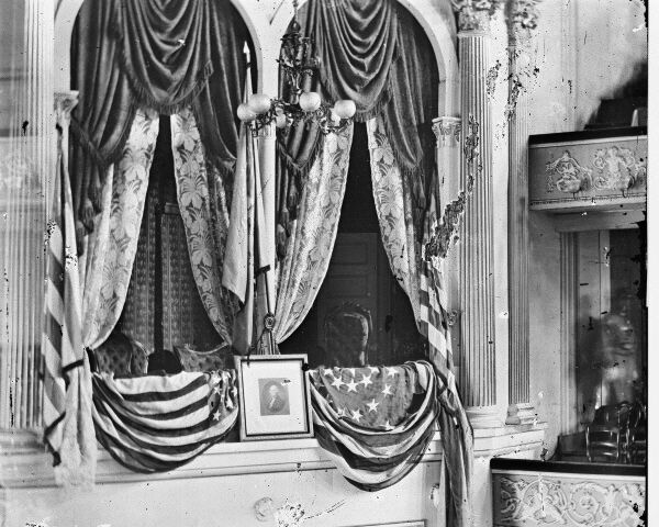 New 11x14 Photo: President Abraham Lincoln\'s Box at Ford\'s Theatre, Washington