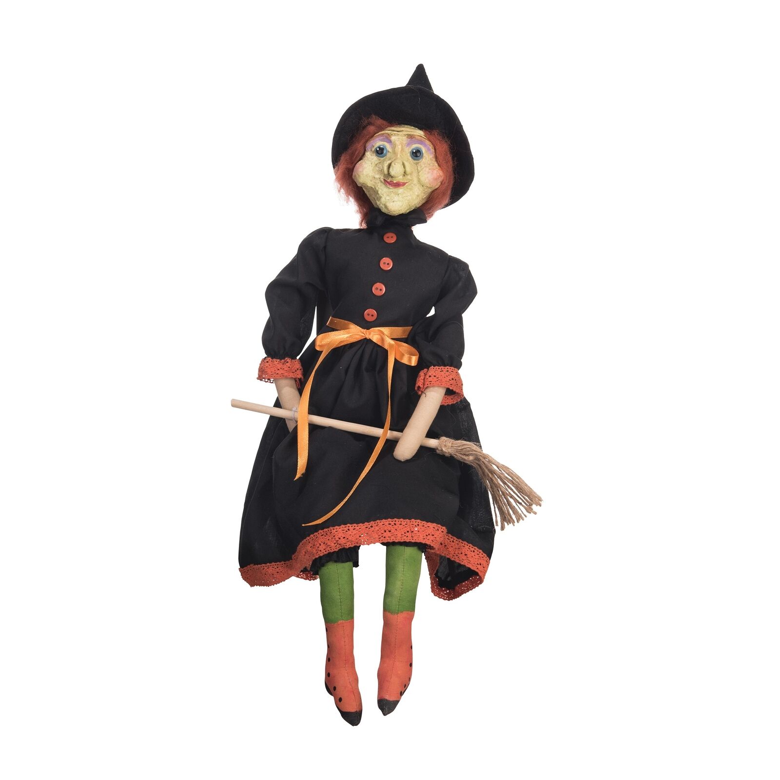 Jasleen Witch Art Doll Halloween Fall Harvest Art Doll Decor Decoration 8\