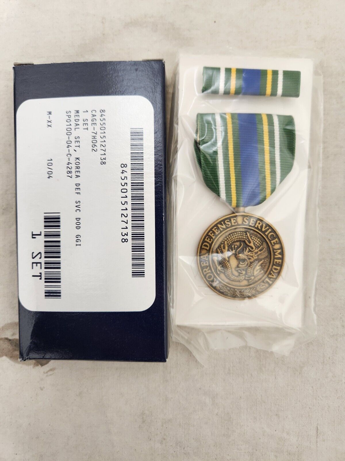 Military Issued Korea Defense Service Medal-NEW