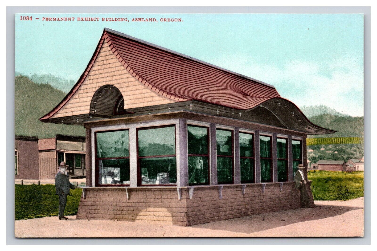 Permanent Exhibit Building, Ashland Oregon OR Postcard