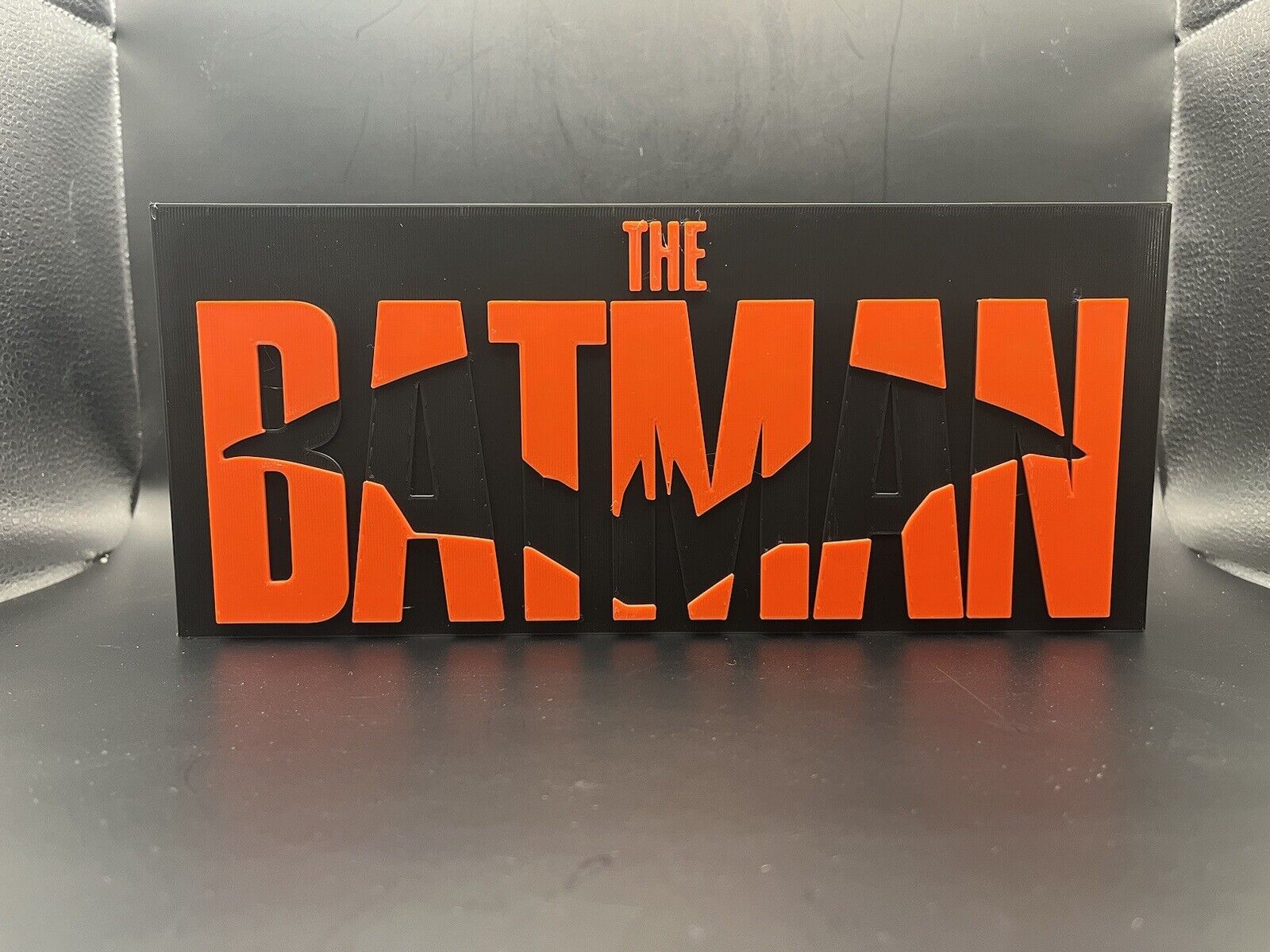 The Batman Logo Sign Display | 3D Wall Desk Shelf Art
