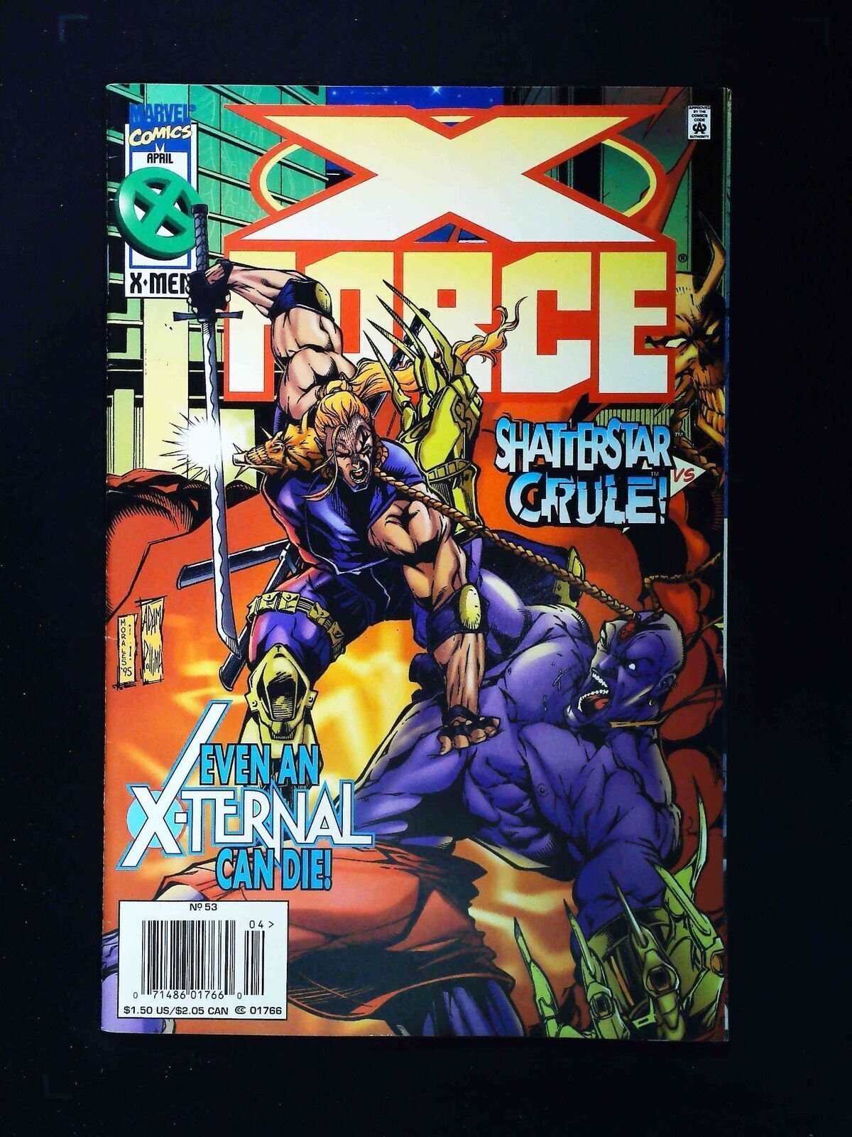 X-Force #53  Marvel Comics 1996 Vf+ Newsstand