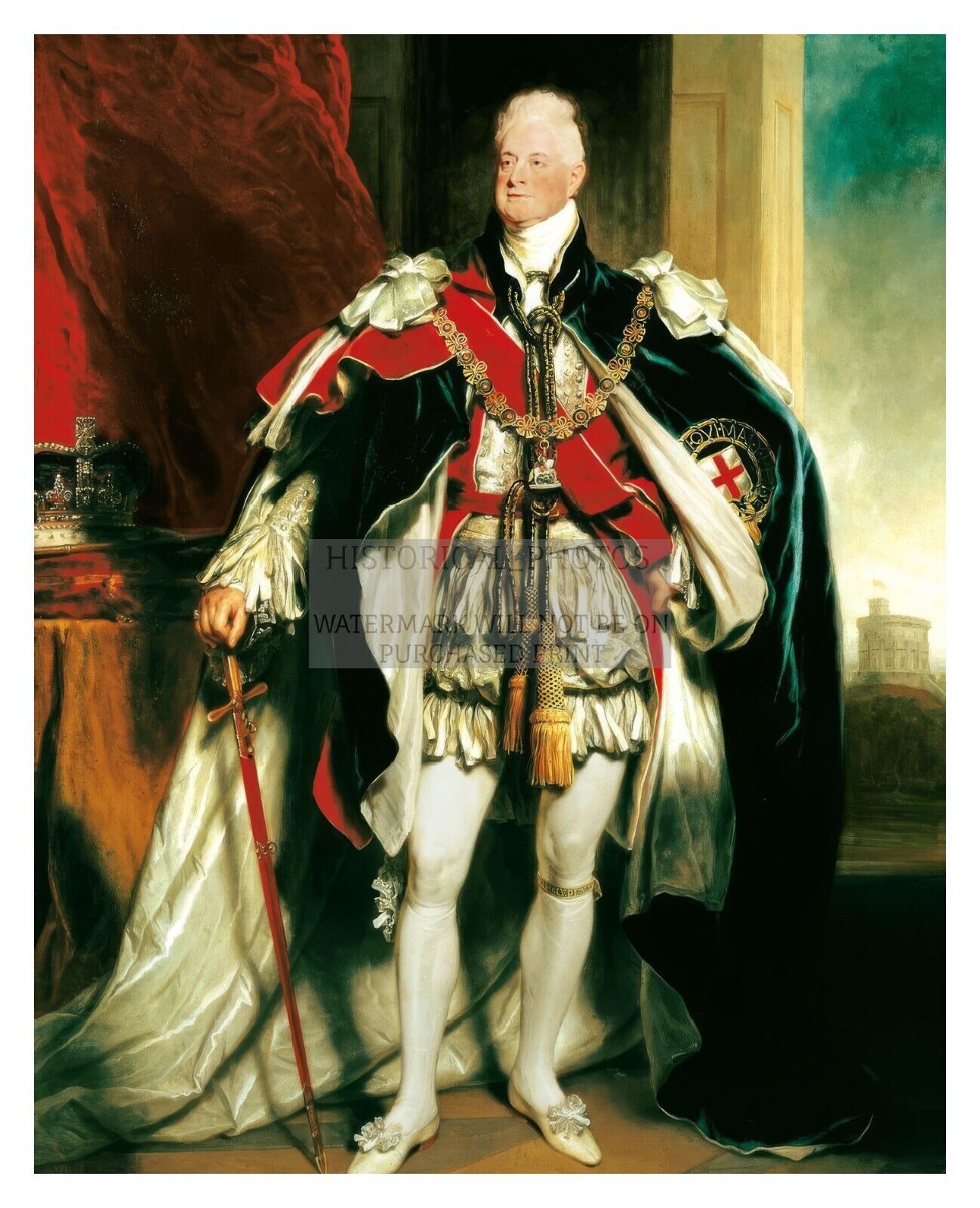 KING WILLIAM IV OF ENGLAND ROYALTY 8X10 PHOTO