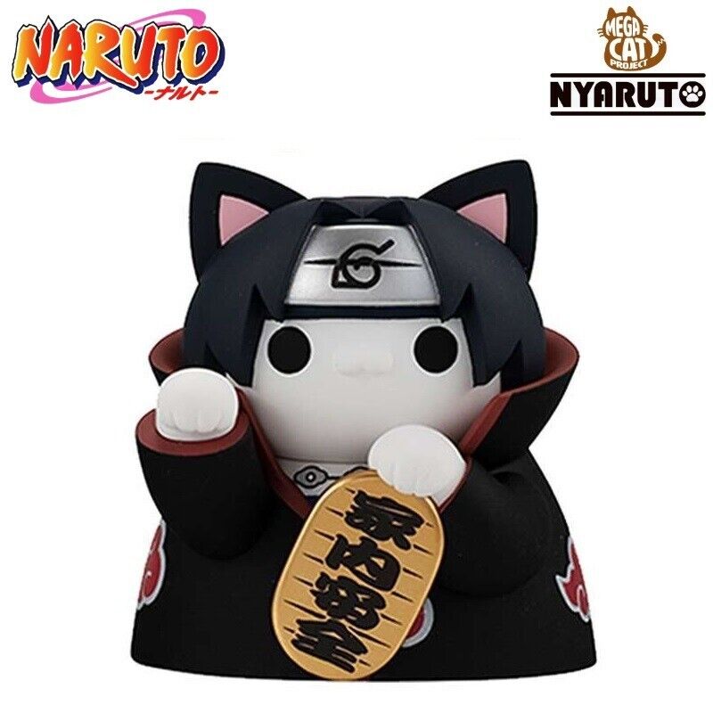 Mega Cat Project NARUTO Nyaruto Beckoning Cat Fortune Mini Figure Itachi Uchiha