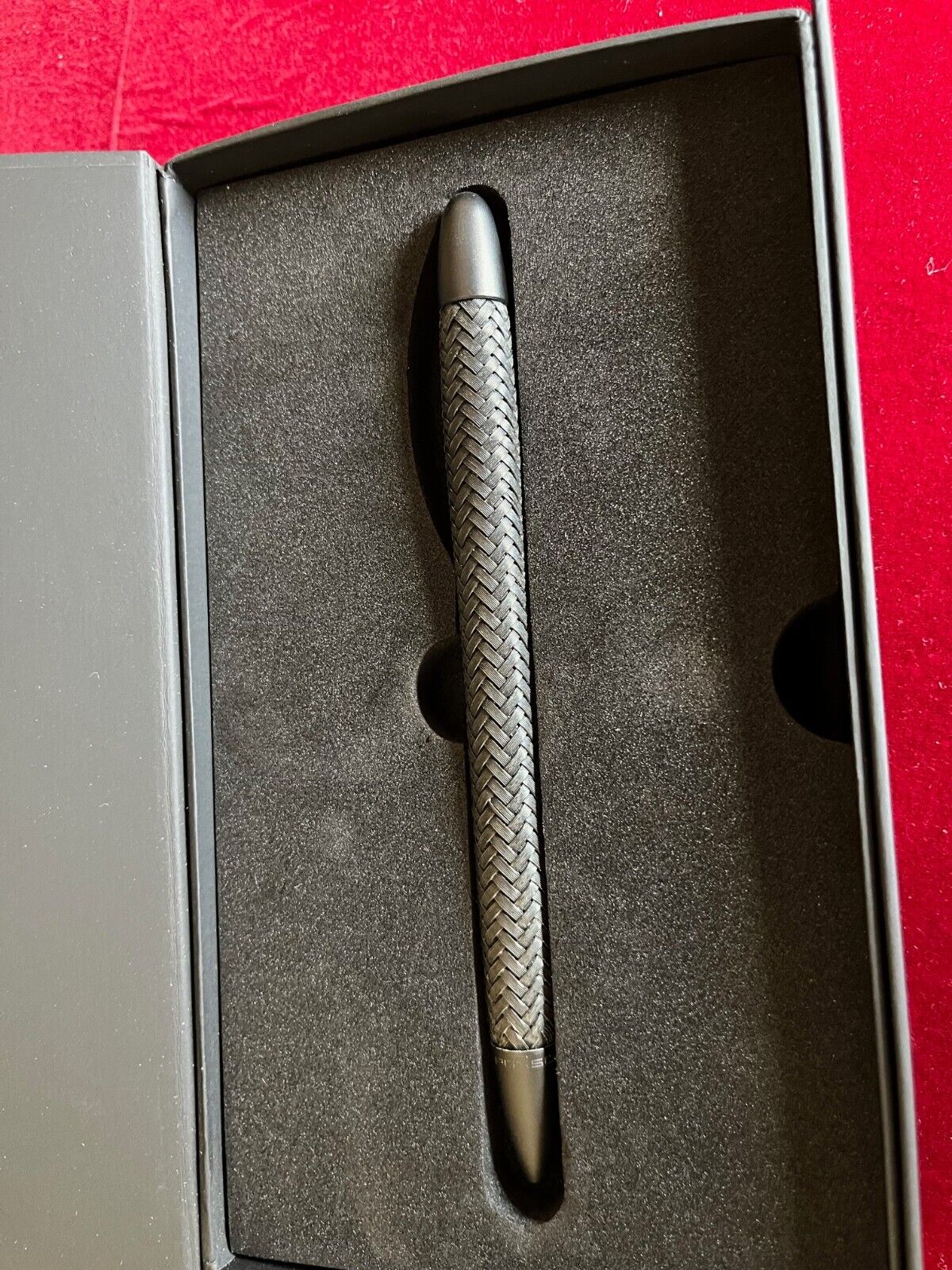 PORSCHE DESIGN P'3110 Tec Flex Matte Black Stainles Ballpoint Pen Pre-Owned