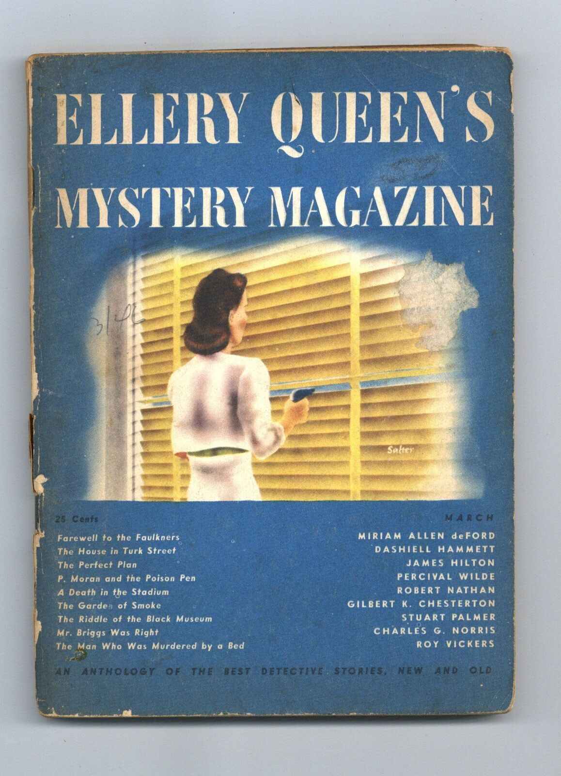 Ellery Queen's Mystery Magazine Vol. 7 #28 VG 1946