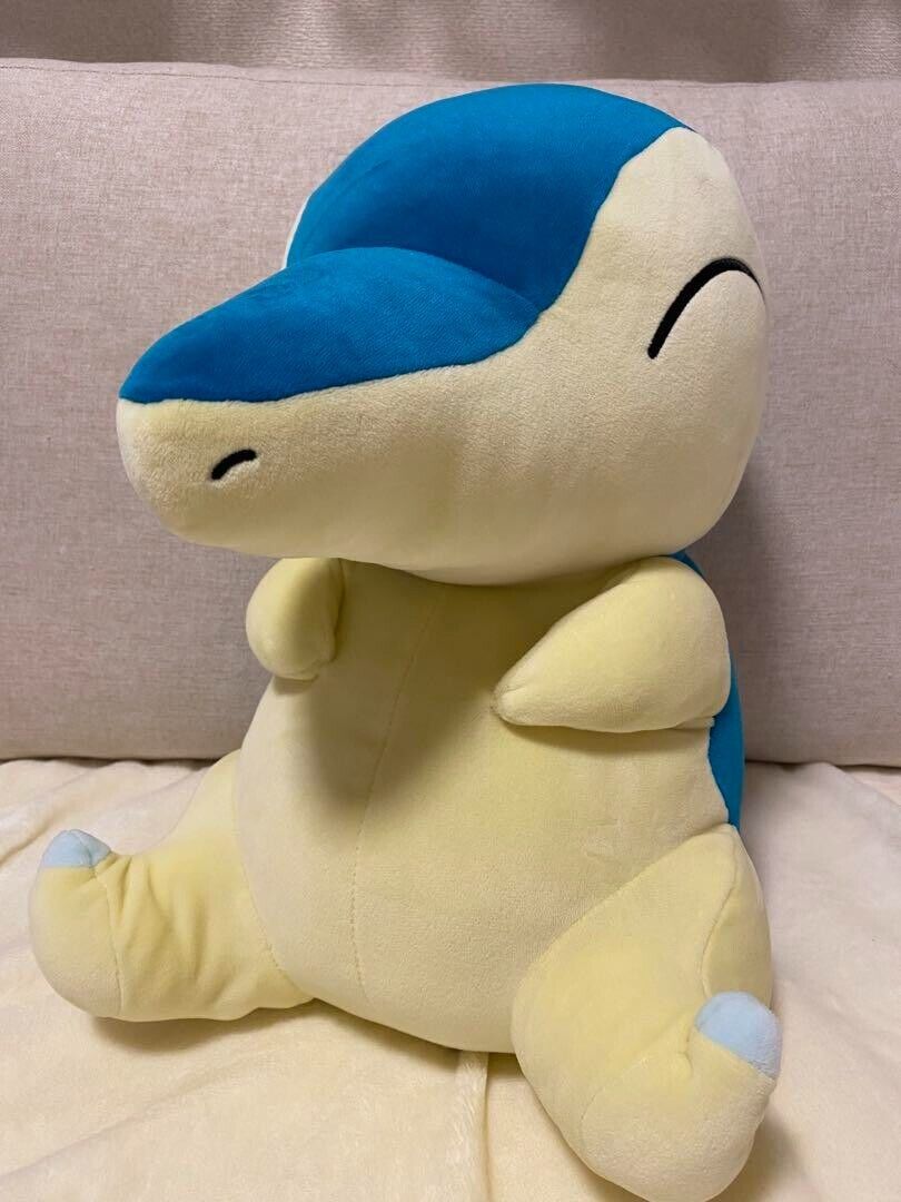 Cyndaquil BIG Size Cushion Plush Doll Stuffed Toy Pokemon POTEHAGU Sanei Boeki