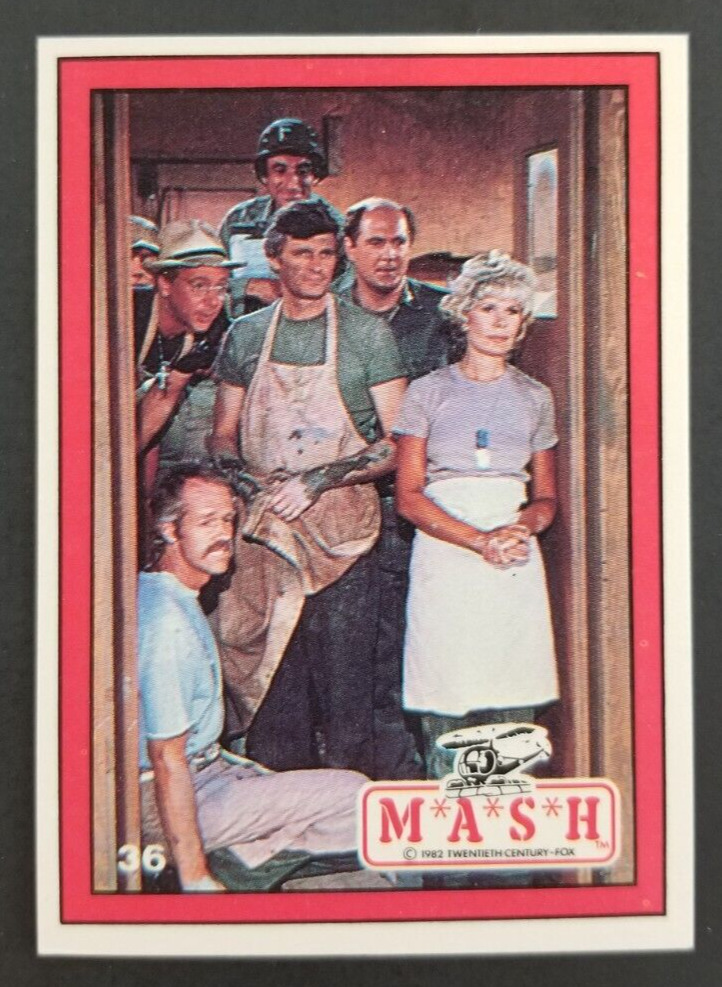 MASH 1982 War Comedy TV Show Topps Card #36 (NM)