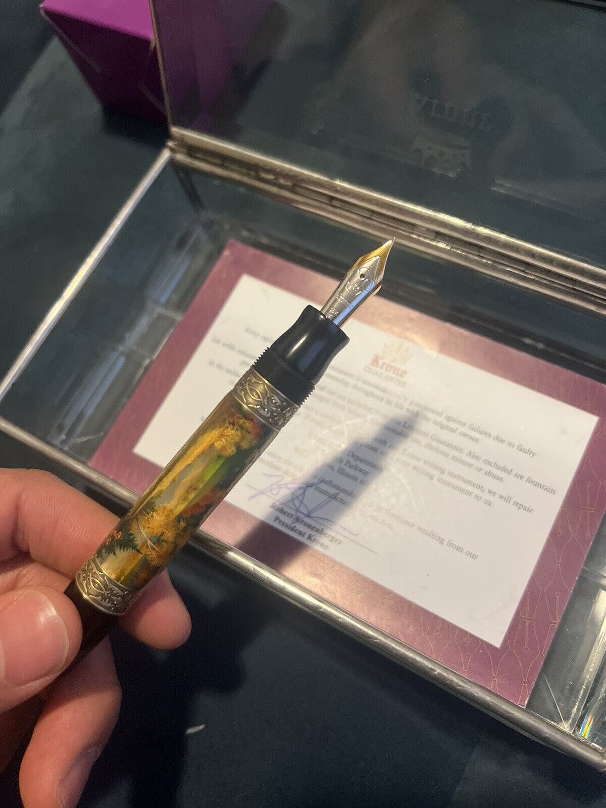 Krone A Space In Time Magnum Limited Edition Fountain Pen #124 Out Of 250