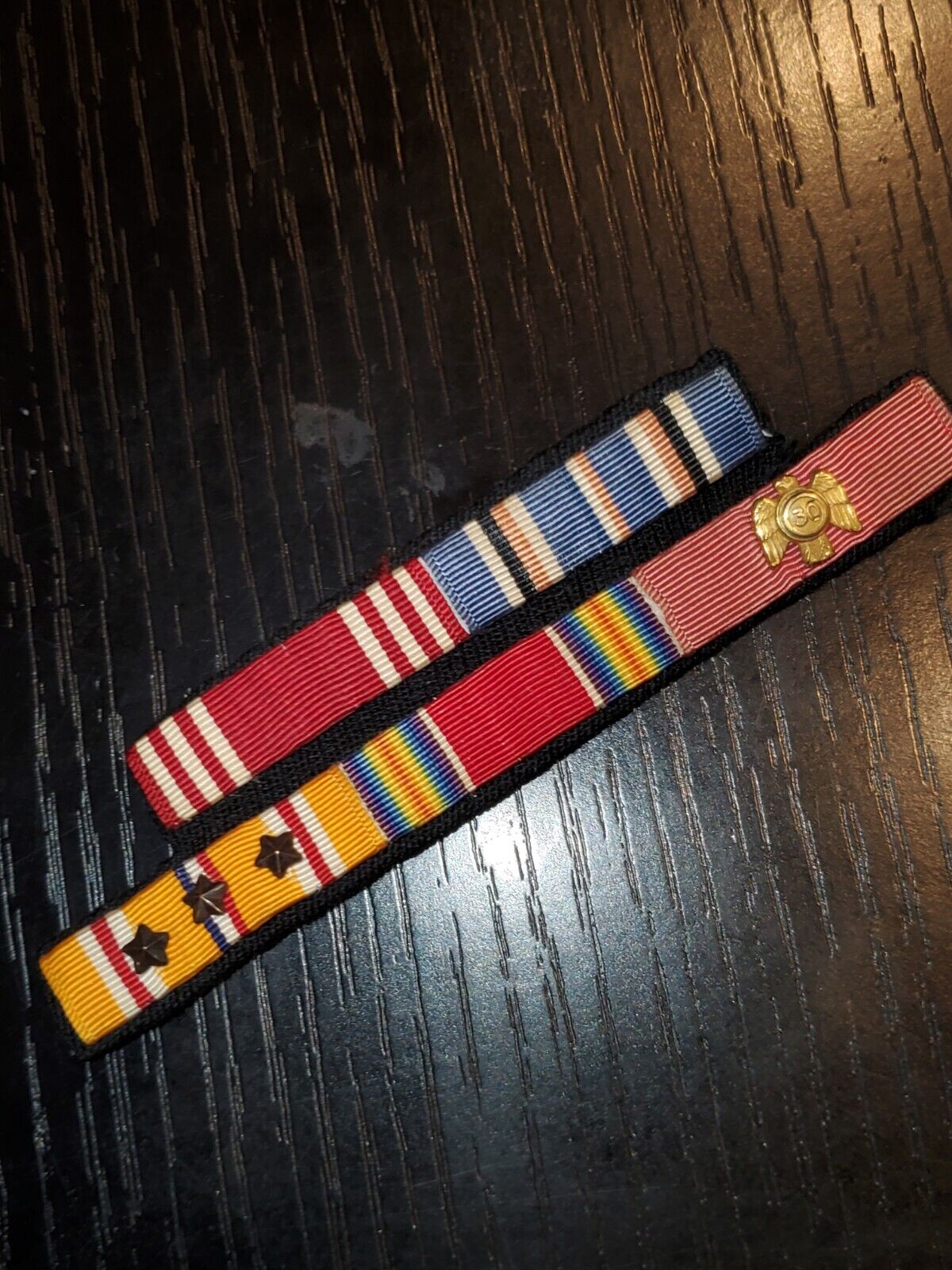 WWII US Army Infantryman Pacific Connecticut State Award Ribbon Bar Set L@@K