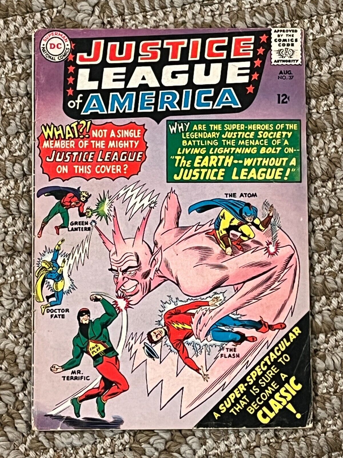 Justice League of America #37 (1965), The Earth--Without A Justice League