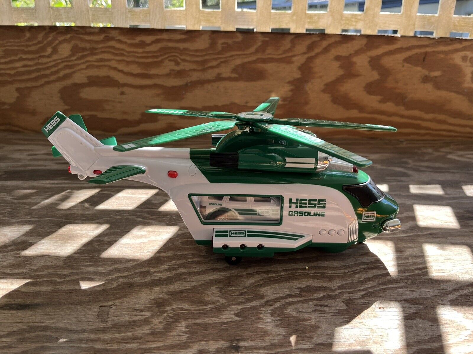 2012 HESS Helicopter and Rescue Toy Truck Vehicles w/ Lights and Sounds
