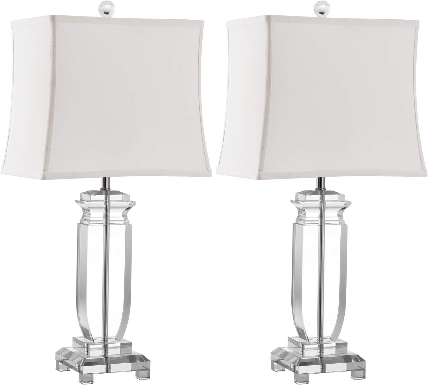 SAFAVIEH Lighting Collection Olympia Crystal 24-inch Bedroom Living Clear 