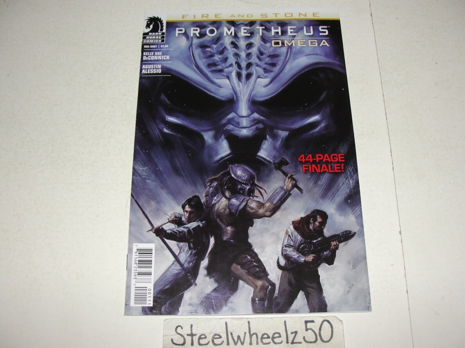 Prometheus Fire And Stone Omega #1 Comic Dark Horse 2015 Predator Aliens Finale