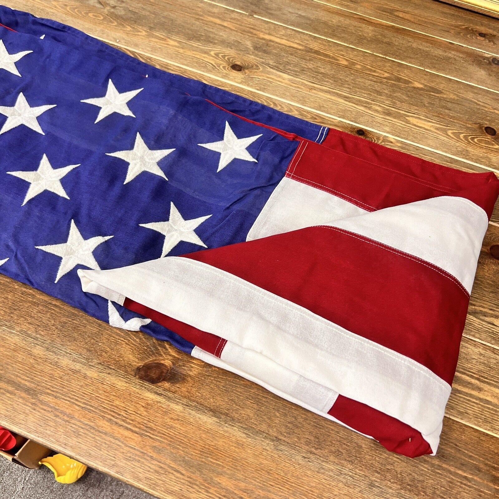 Official U.S. Interment Flag 5’ x 9.5’ 100% Cotton Made in USA Military Flag