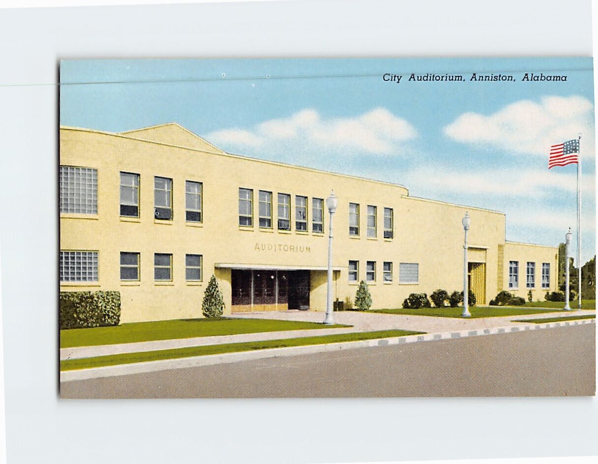 Postcard City Auditorium Anniston Alabama USA