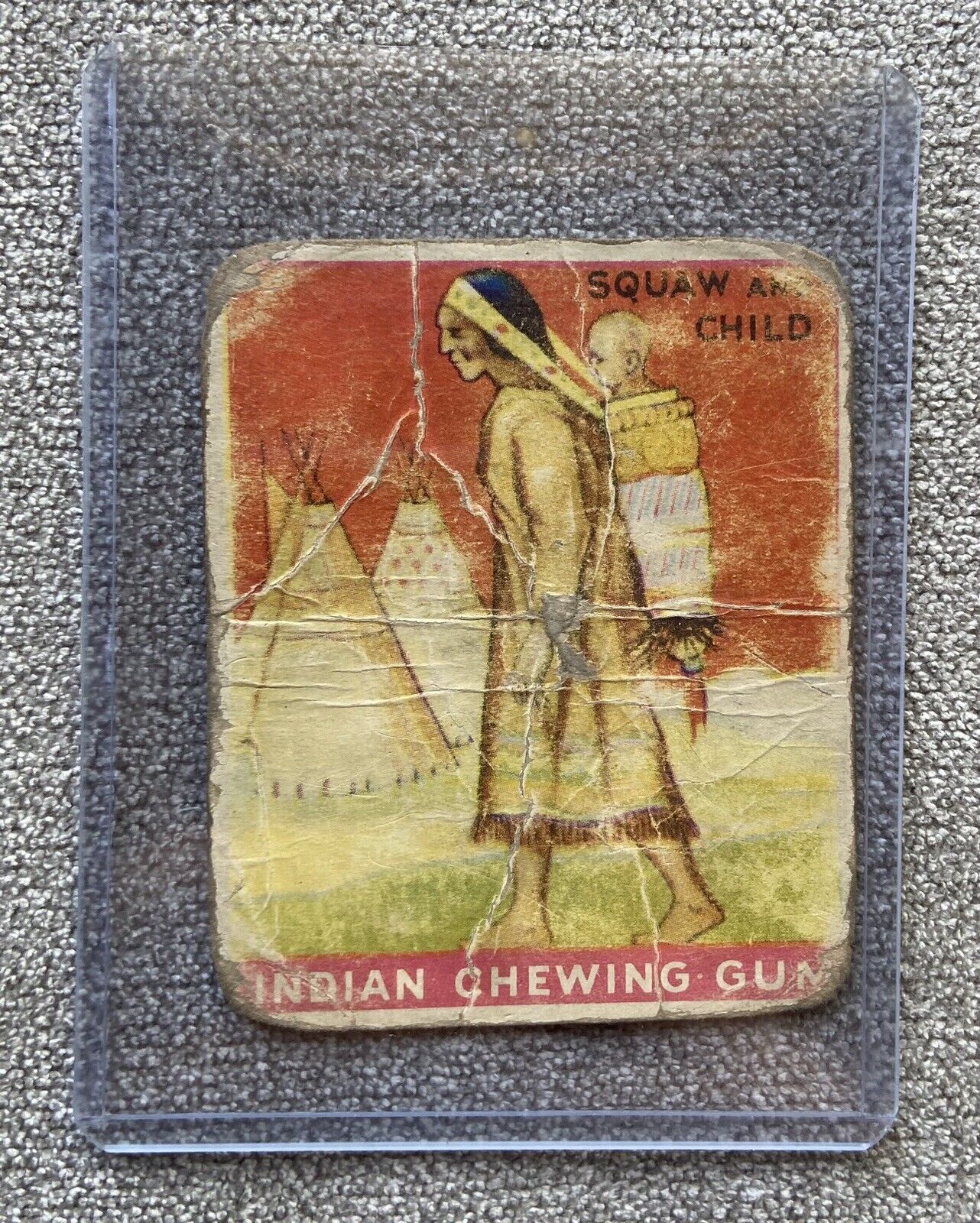 1931 Goudey Indian Gum Company Squaw and Child (Papoose) #21