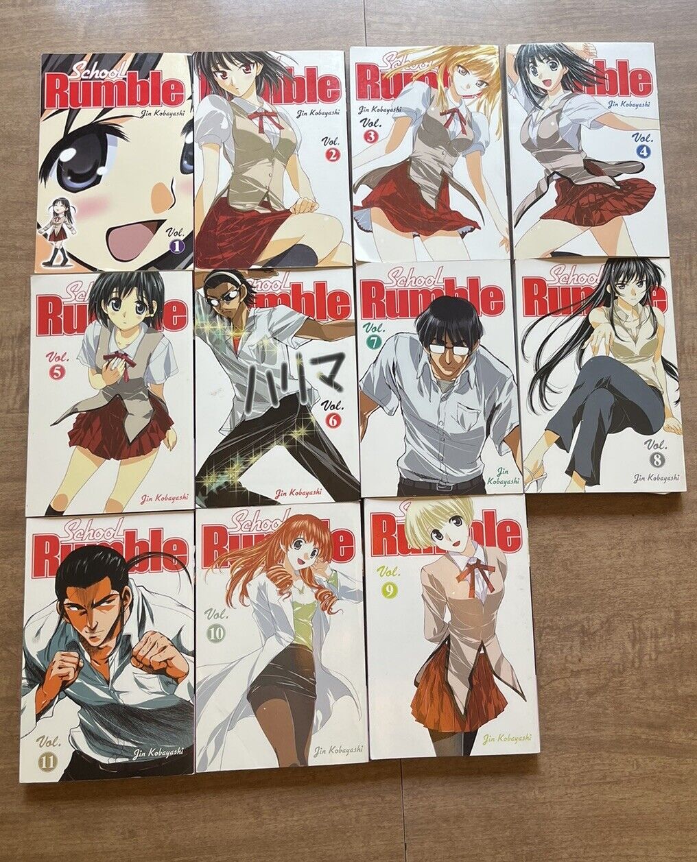 School Rumble Manga Volumes 1-11