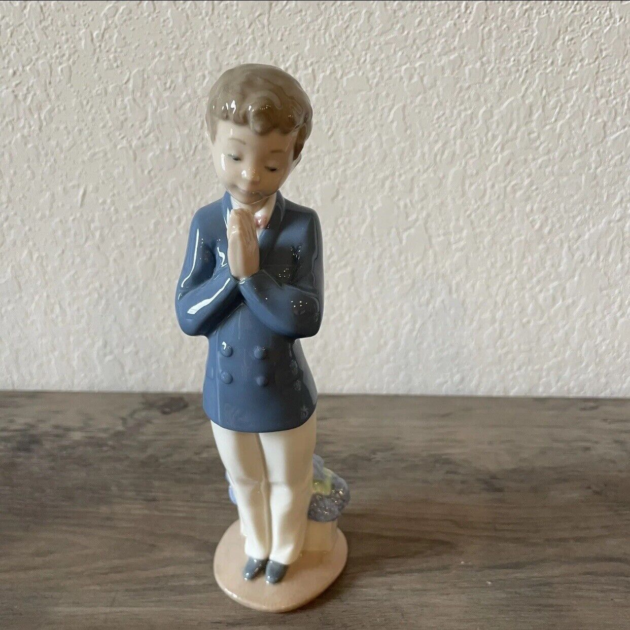1994 NAO BY LLADRO TIME TO PRAY BOY Made in Spain