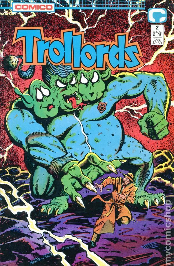 Trollords #2 VF 8.0 1989 Stock Image
