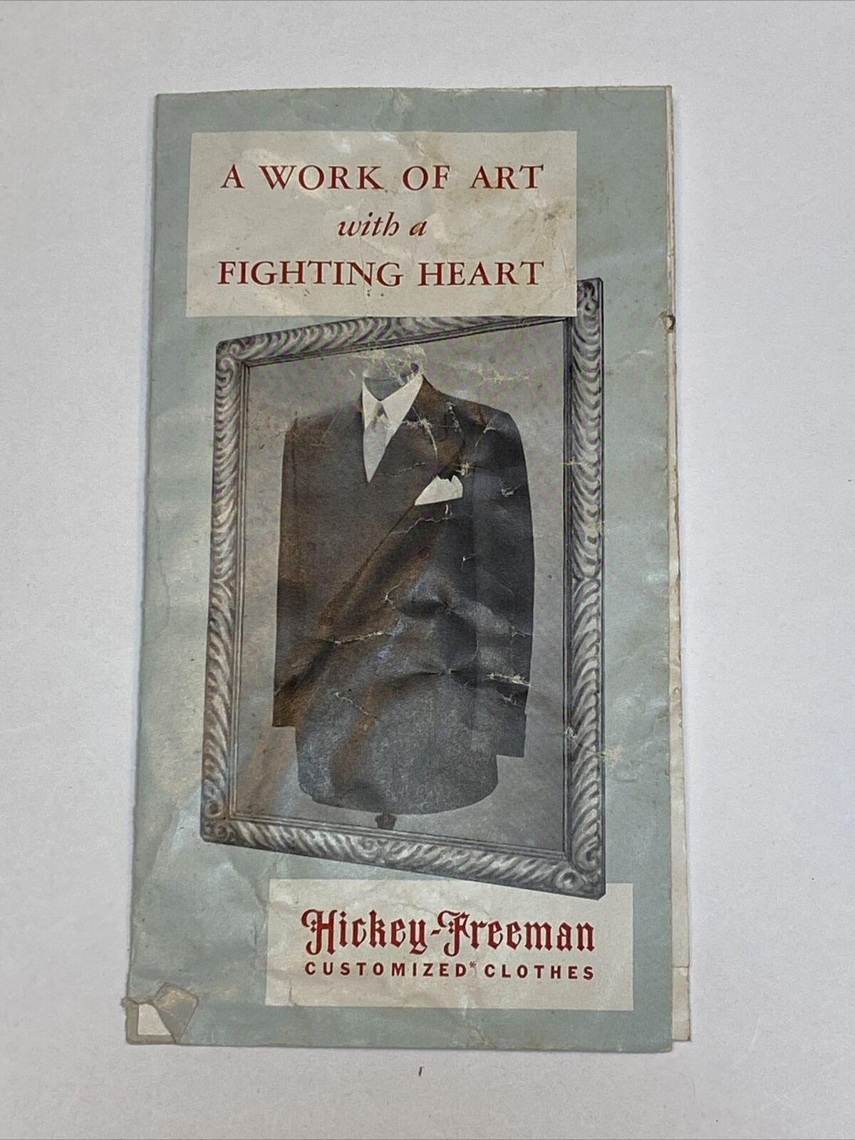 Hickey Freeman Custom Suits Charlotte NC Tate Brown Co Vintage Old Ad Brochure