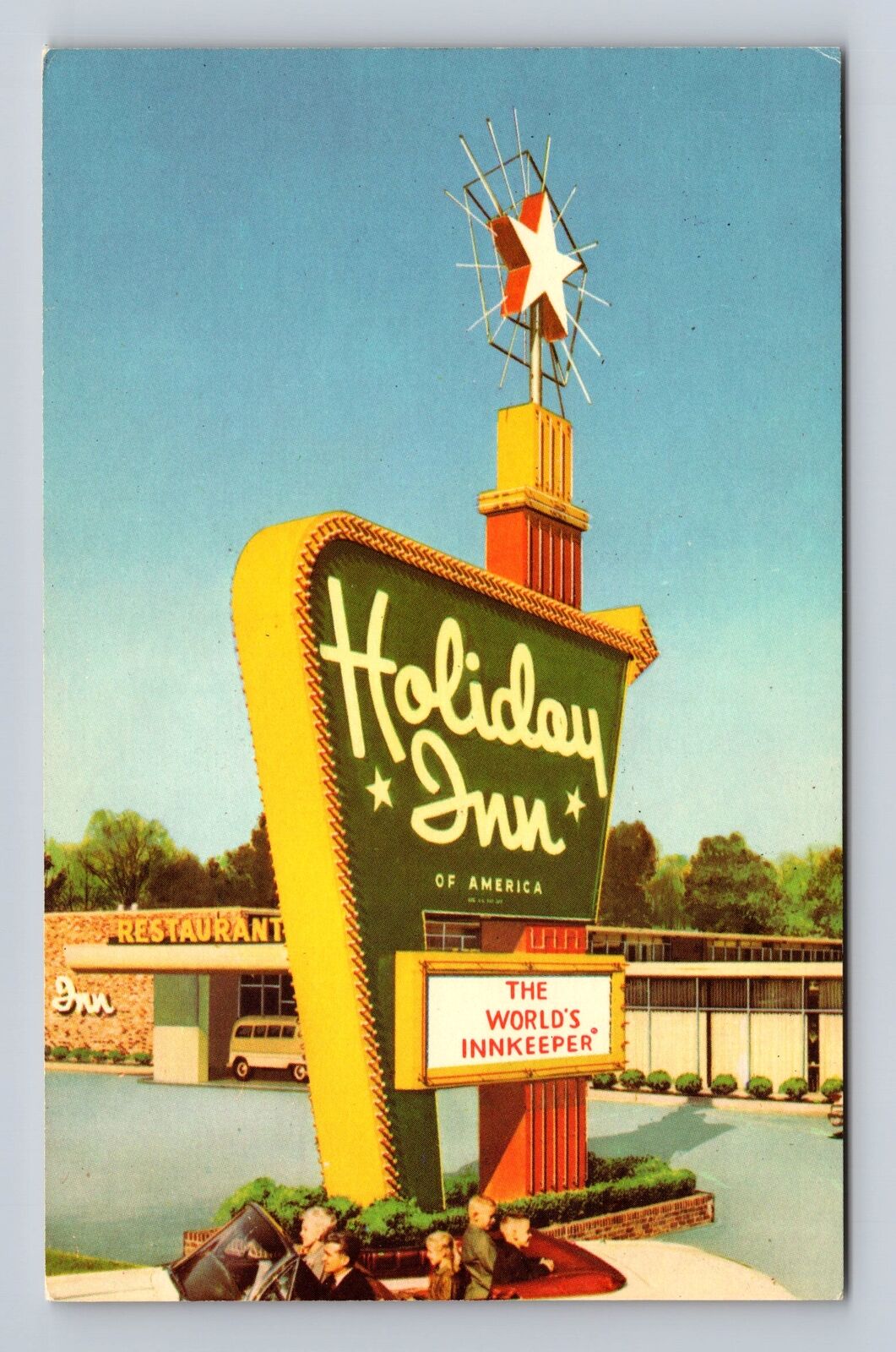 Irwin PA-Pennsylvania, Holiday Inn, Advertising, Antique Vintage Postcard