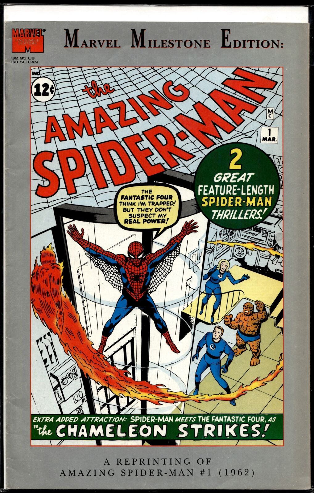 1993 Marvel Milestone Edition: Amazing Spider-Man #1 Marvel Comic