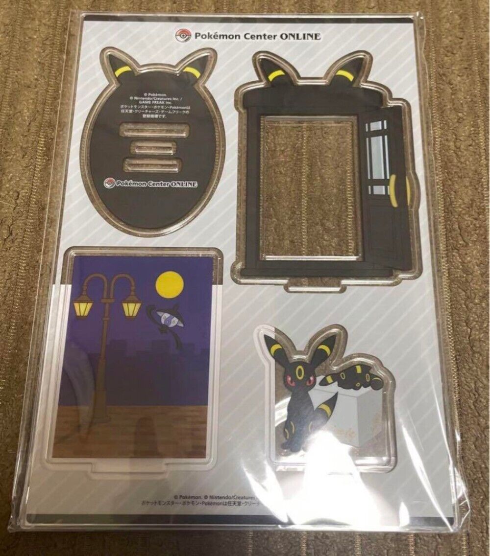 Blackie Umbreon Acrylic Stand Pokemon Center Limited Japan game Nintendo rare