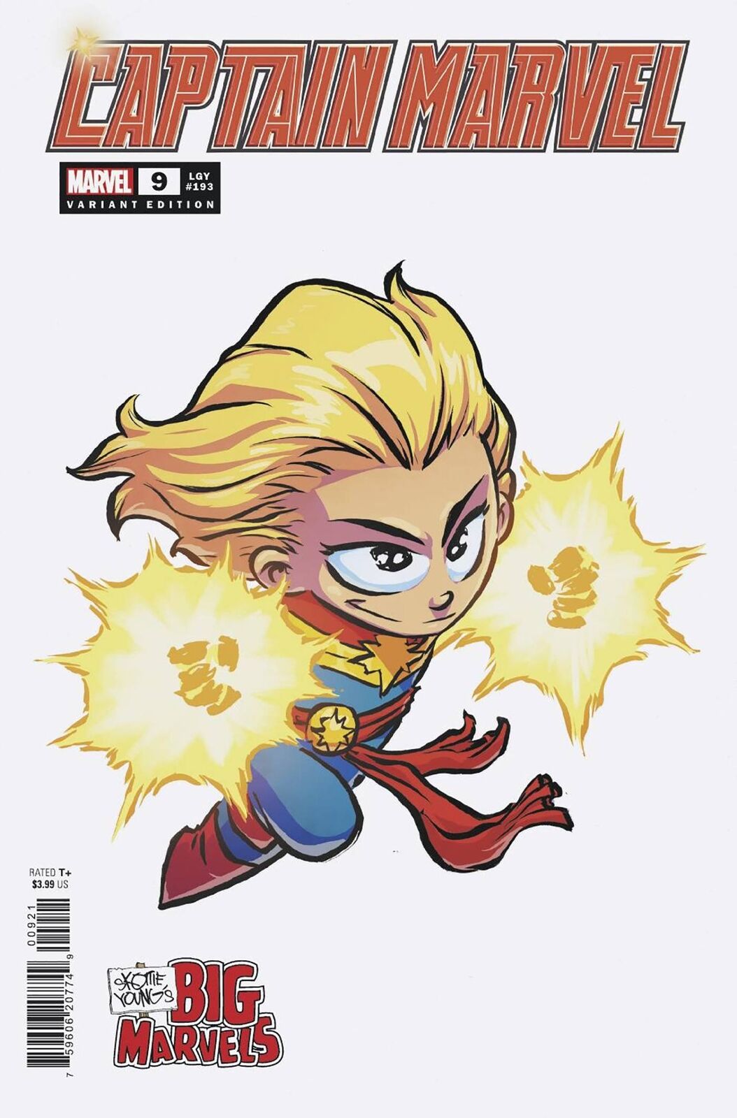 Captain Marvel #9 Skottie Young Big Marvel Variant (2024) VF/NM