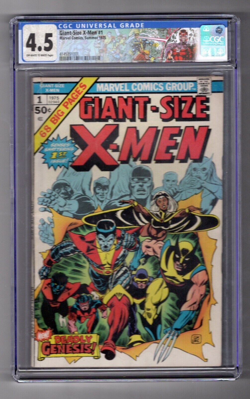 Giant-Size X-Men #1 1975 CGC 4.5 1st App New X-Men Storm Wolverine Marvel Comics