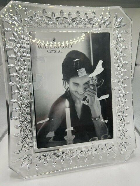 Waterford “Lismore” 5x7 Lead Crystal Picture Frame