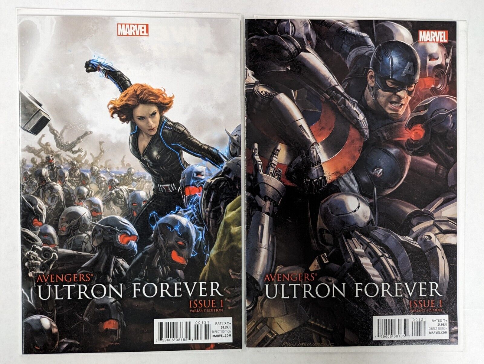 AVENGERS: ULTRON FOREVER #1 Black Widow And Captain America  Variant 2 Books
