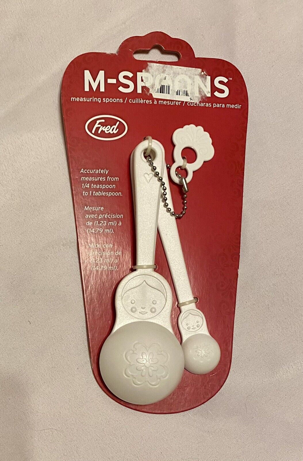 Fred and Friends M-Spoons Matryoshka Measuring Spoons (1/4 tsp. to 1 tbsp.) NEW
