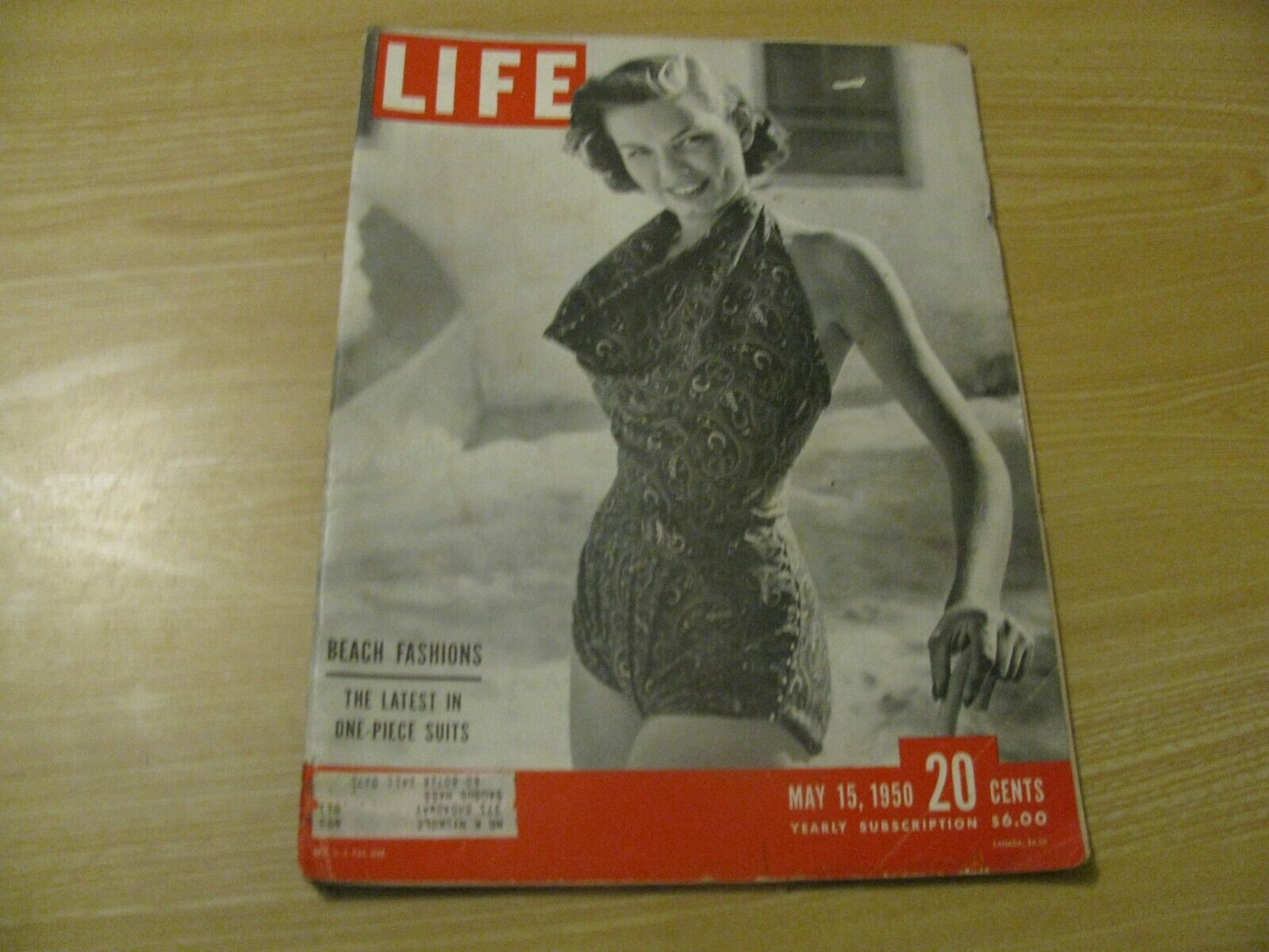 1950  LIFE MAGAZINE MAY 15   BEACH FASHIONS  -  FASHION  LOWEST PRICE ON EBAY