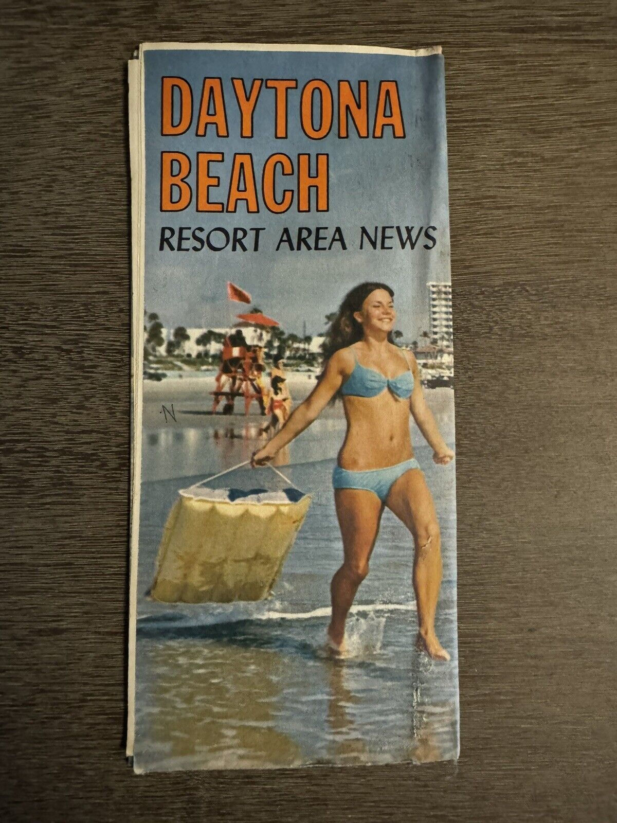 Vintage Daytona Beach Resort News Daytona Beach, Florida Tourist Brochure 1971