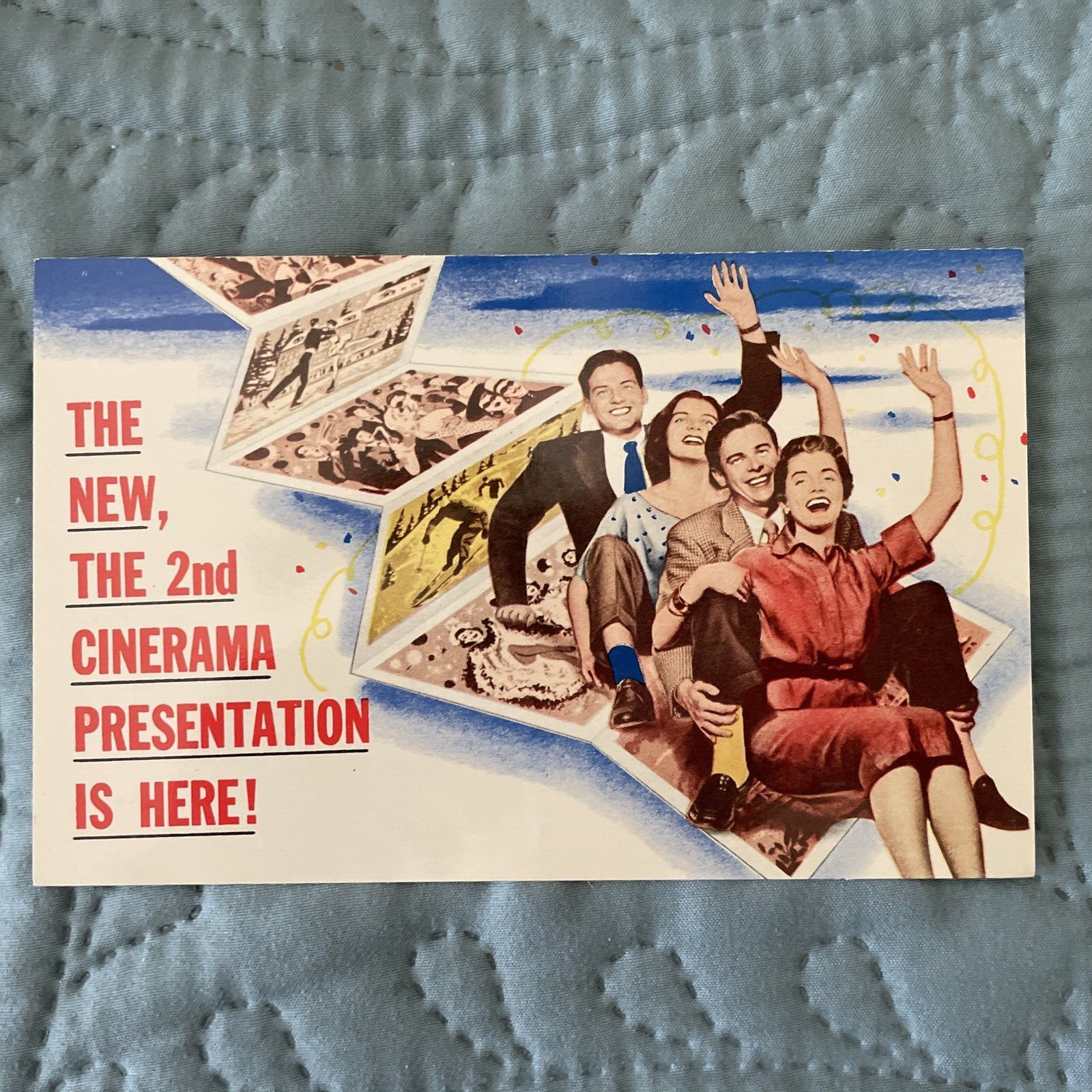 Vintage Cinerama 2 Cent Postcard - Missouri Theatre Kansas City