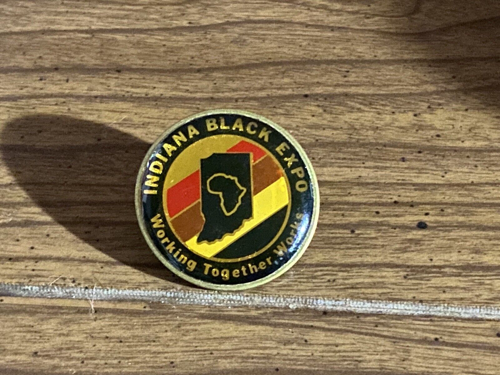Collectible Pin: Indiana Black Expo Working Together Works