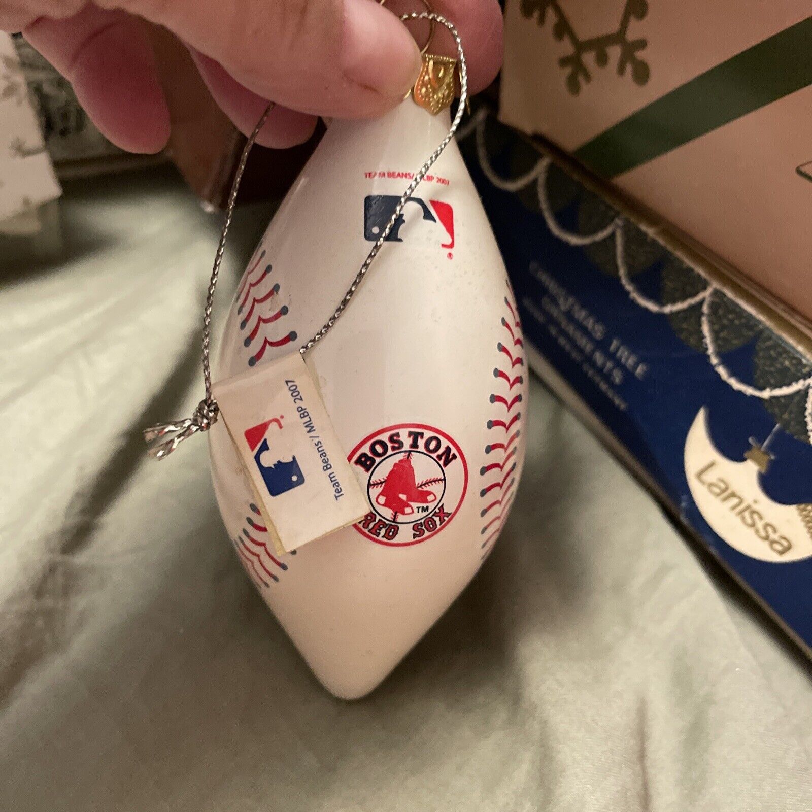 Boston Red Sox Christmas Ornament