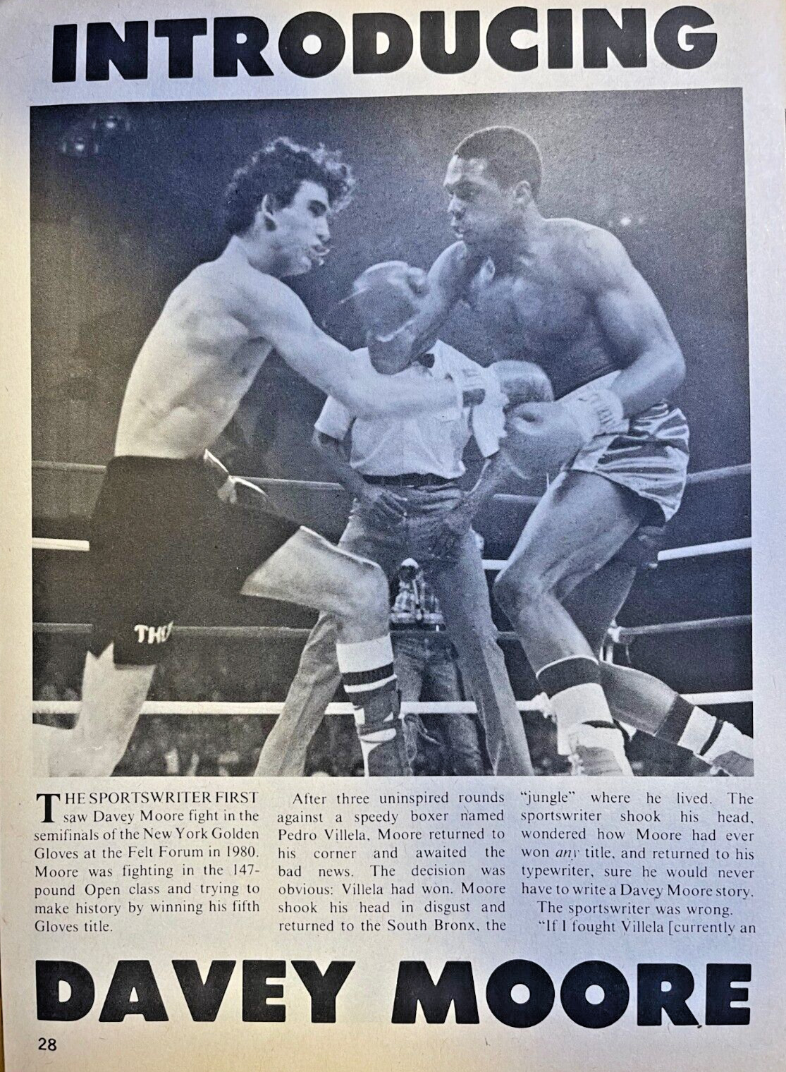 1981 Boxer Davey Moore