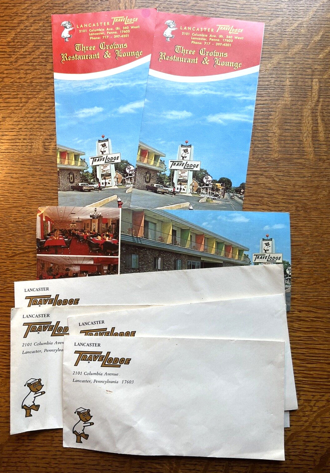 MCM Postcard and Brochures Lancaster TraveLodge Motel Pennsylvania Lodging