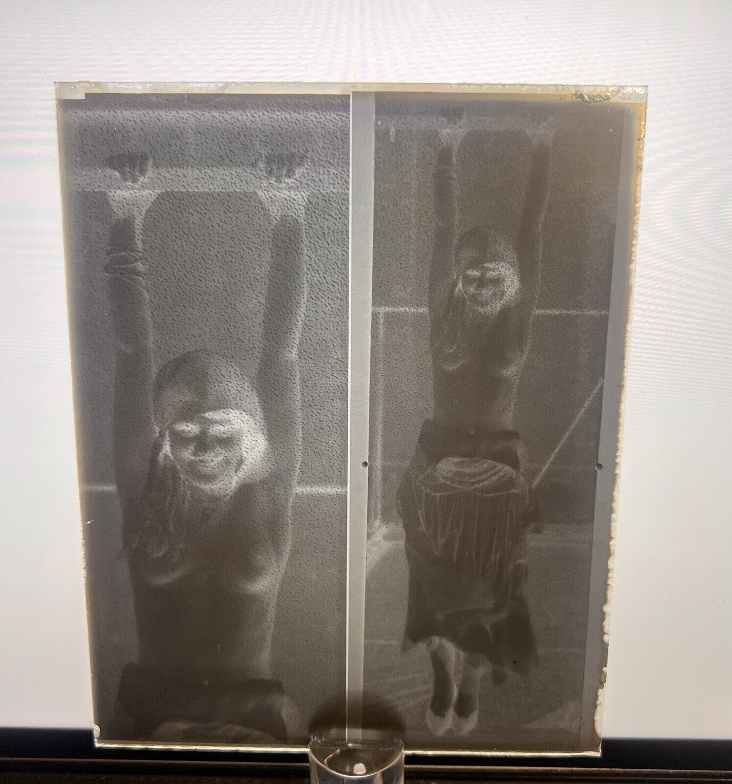 Early 1900s Antique Pin Up Nude 2 Woman Glass Plate Negative Victorian - 5x4