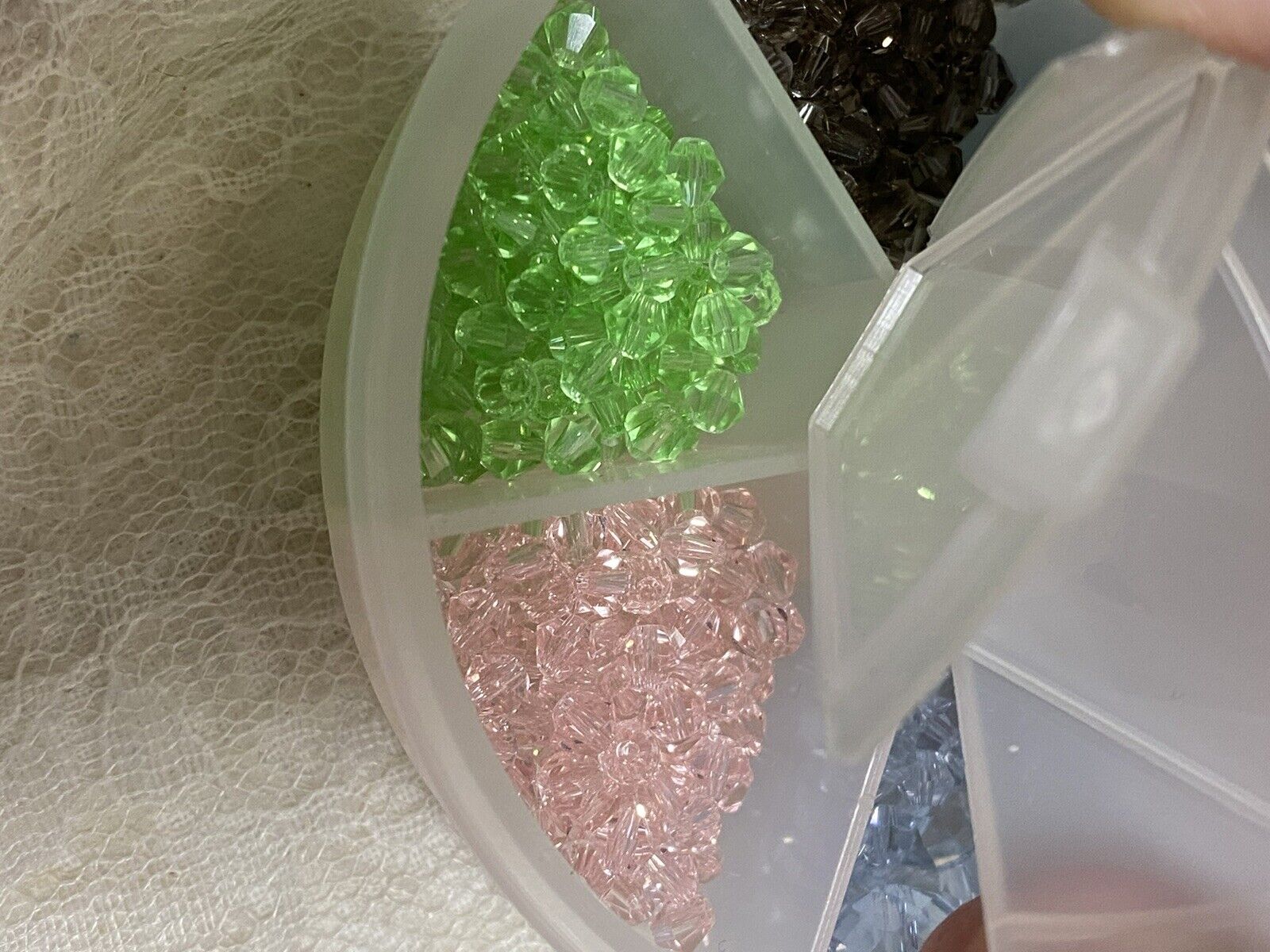 NEW Swarovski Scatter Crystals  Assorted VARIED COLORS With Aurora Borealis
