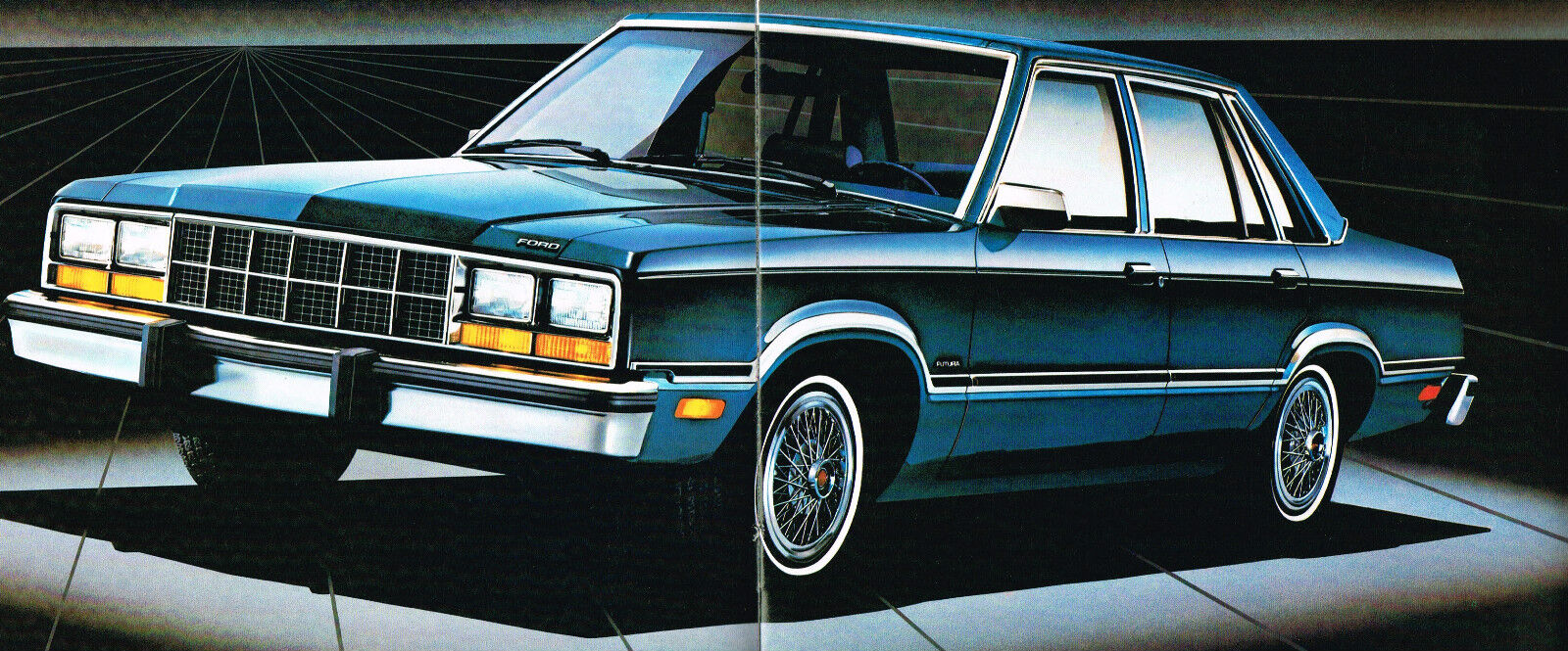1982 FORD FAIRMONT FUTURA Dealer Sales Brochure / Pamphlet : Coupe, Sedan