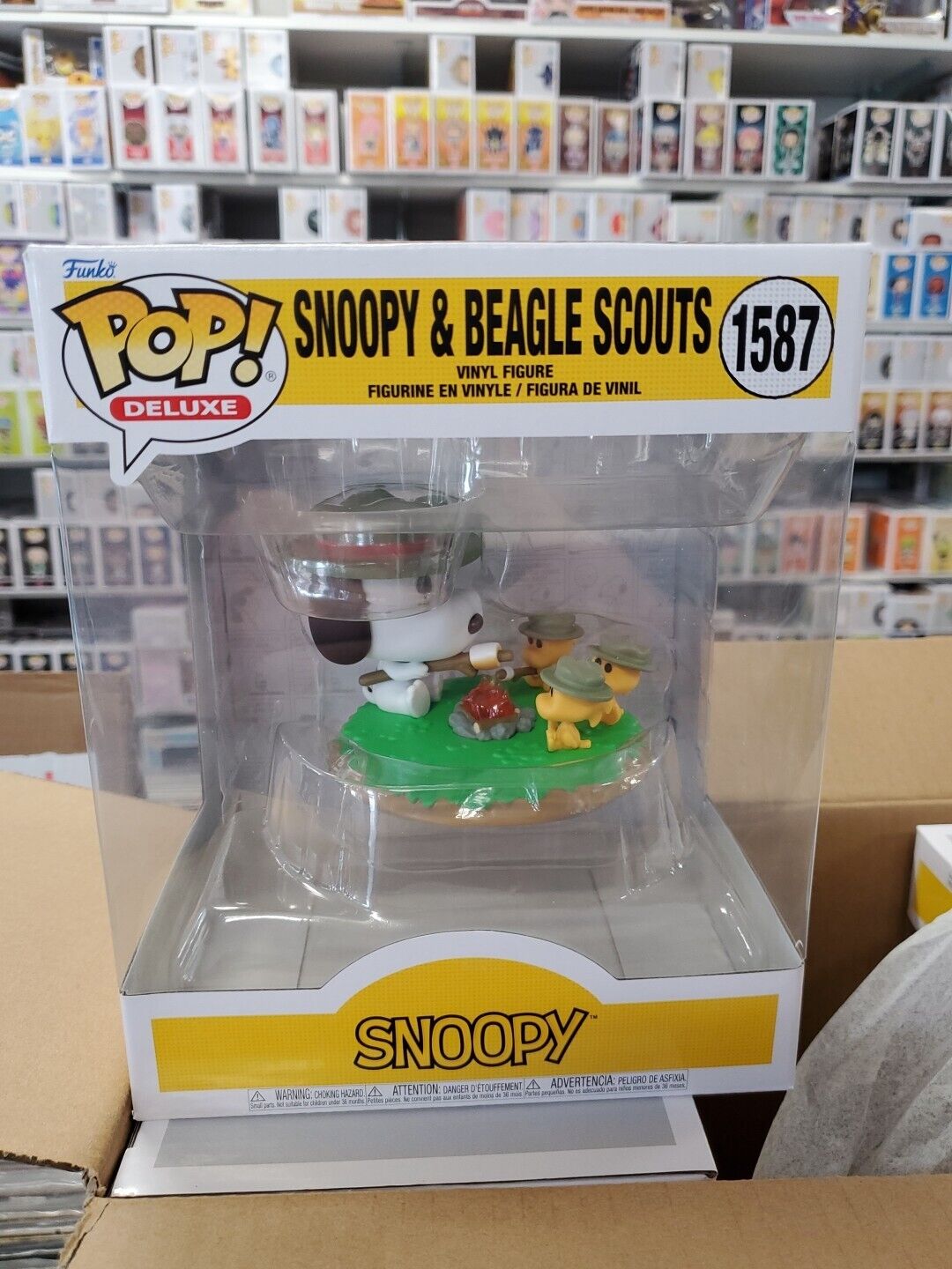 Peanuts Snoopy & Beagle Scouts Deluxe Funko Pop Vinyl Figure #1587 In Hand