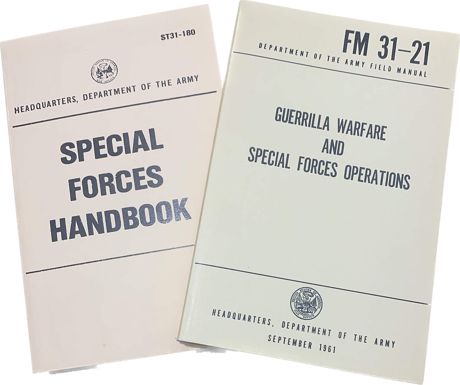 2 US Dept. of Special Forces  Manuals  FM 31-21 Guerrilla Warfare & Handbook