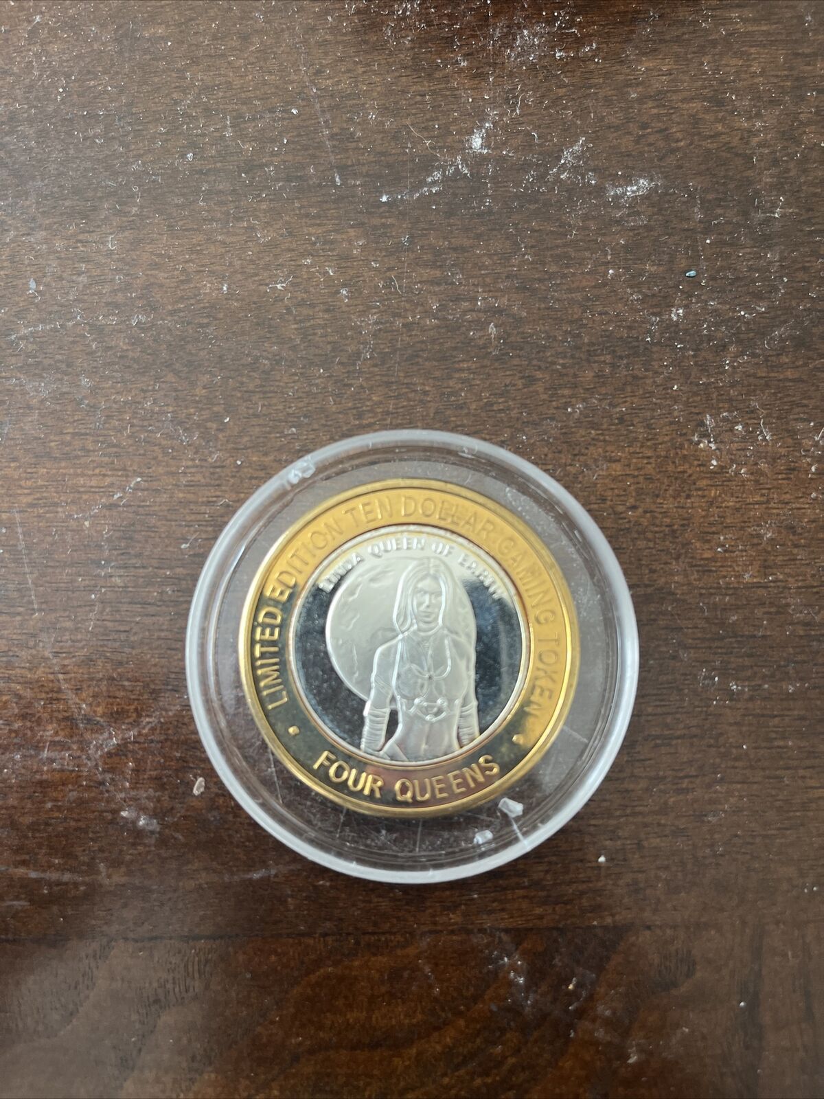 Limited Edition 10$ Gaming Token Four Queens Spring Las Vegas