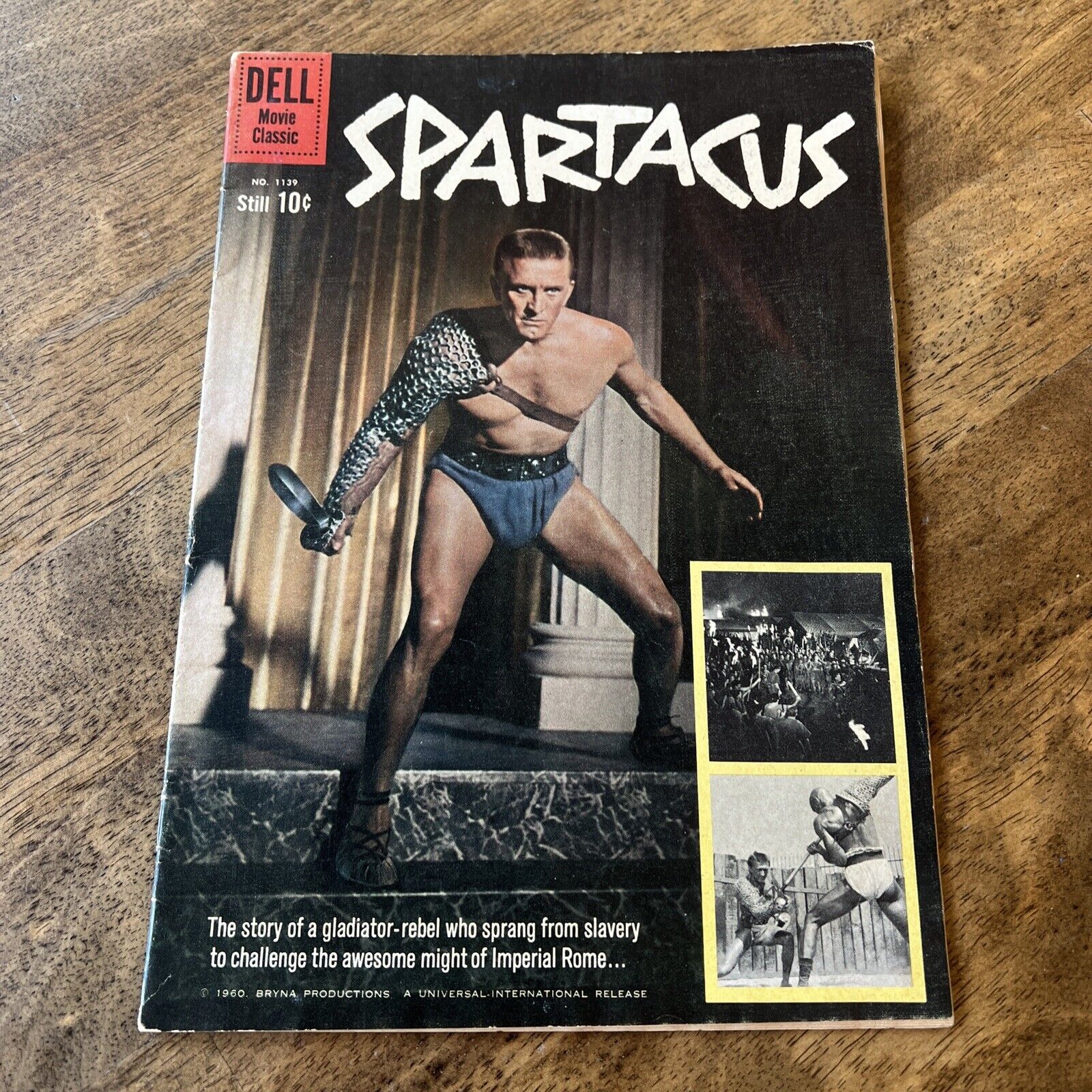 SPARTACUS #1139 Dell Four Color Movie Comic - ONE OWNER / VERY GOOD