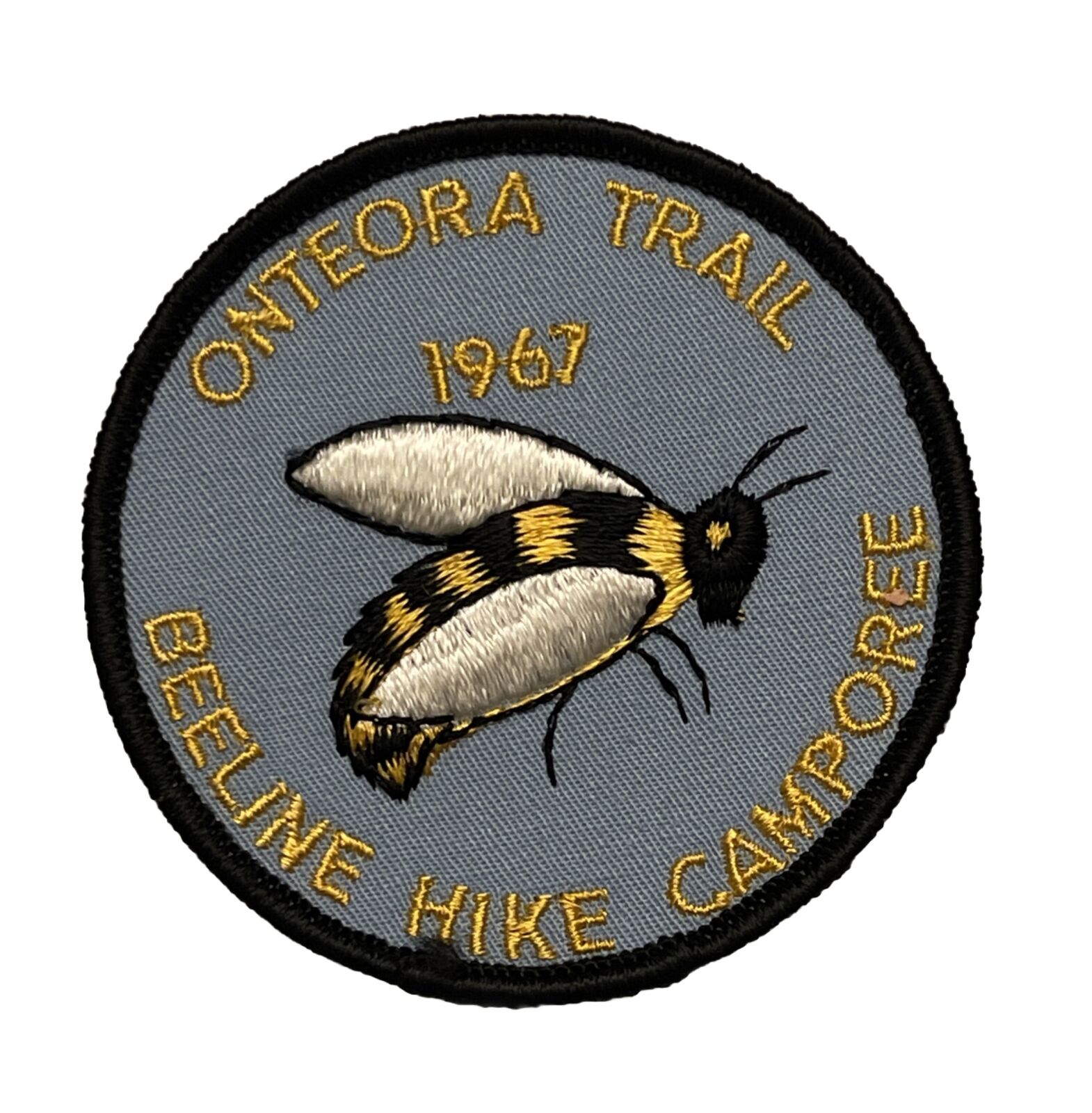 Onteora Trail Patch NY Beeline Camporee BSA Boy Scouts of America Badge Vintage